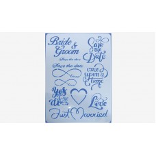 Stencil Ζωγραφικής Bride 30X21cm_05150716